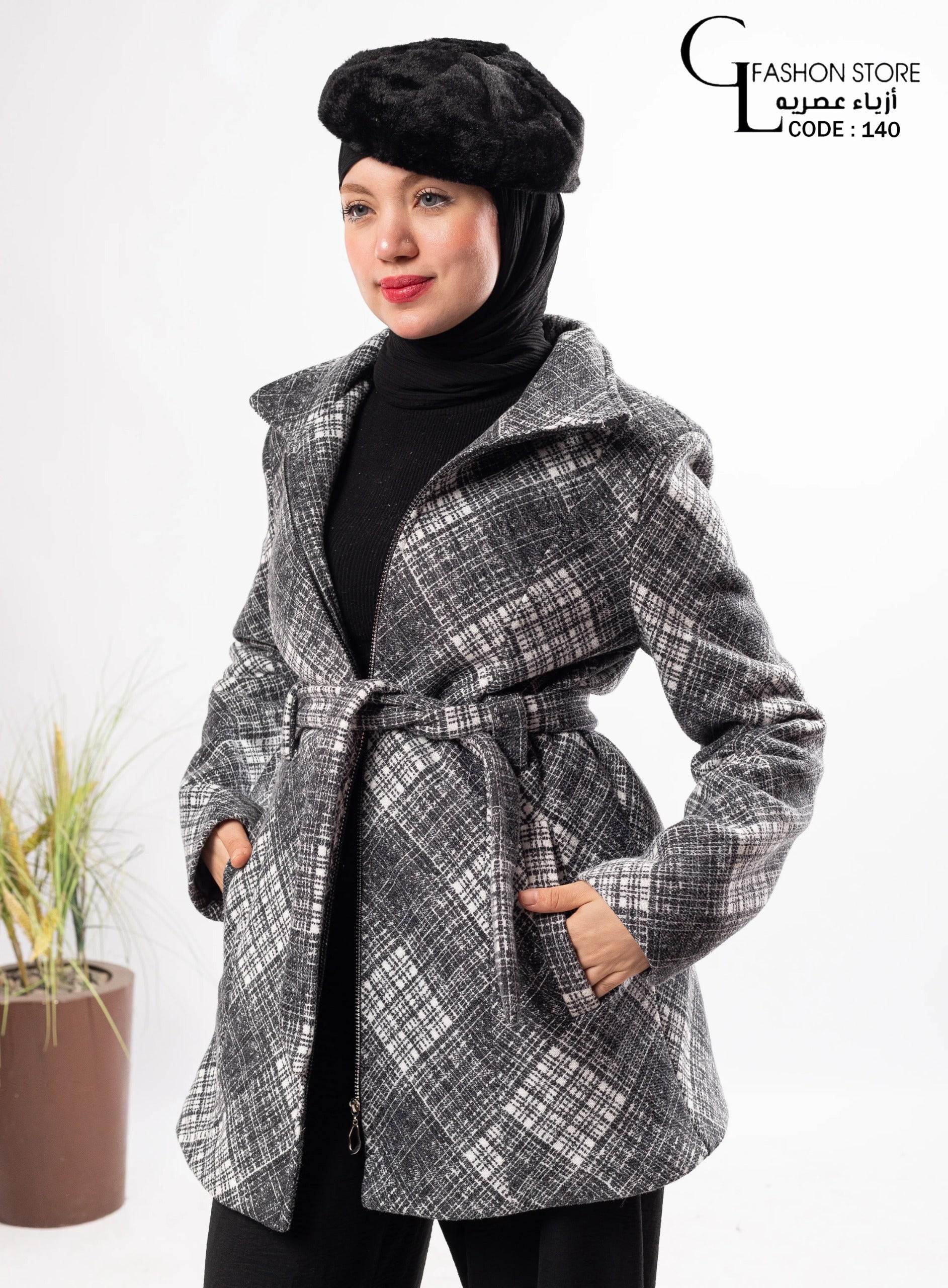 جاكيت جوخ كاروه مع حزام 140