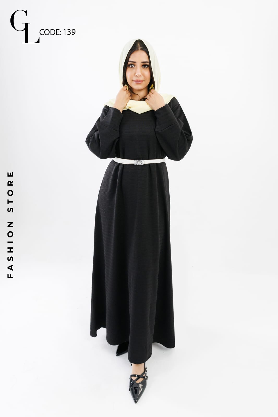 Long Ribbed Basic Dress – 139