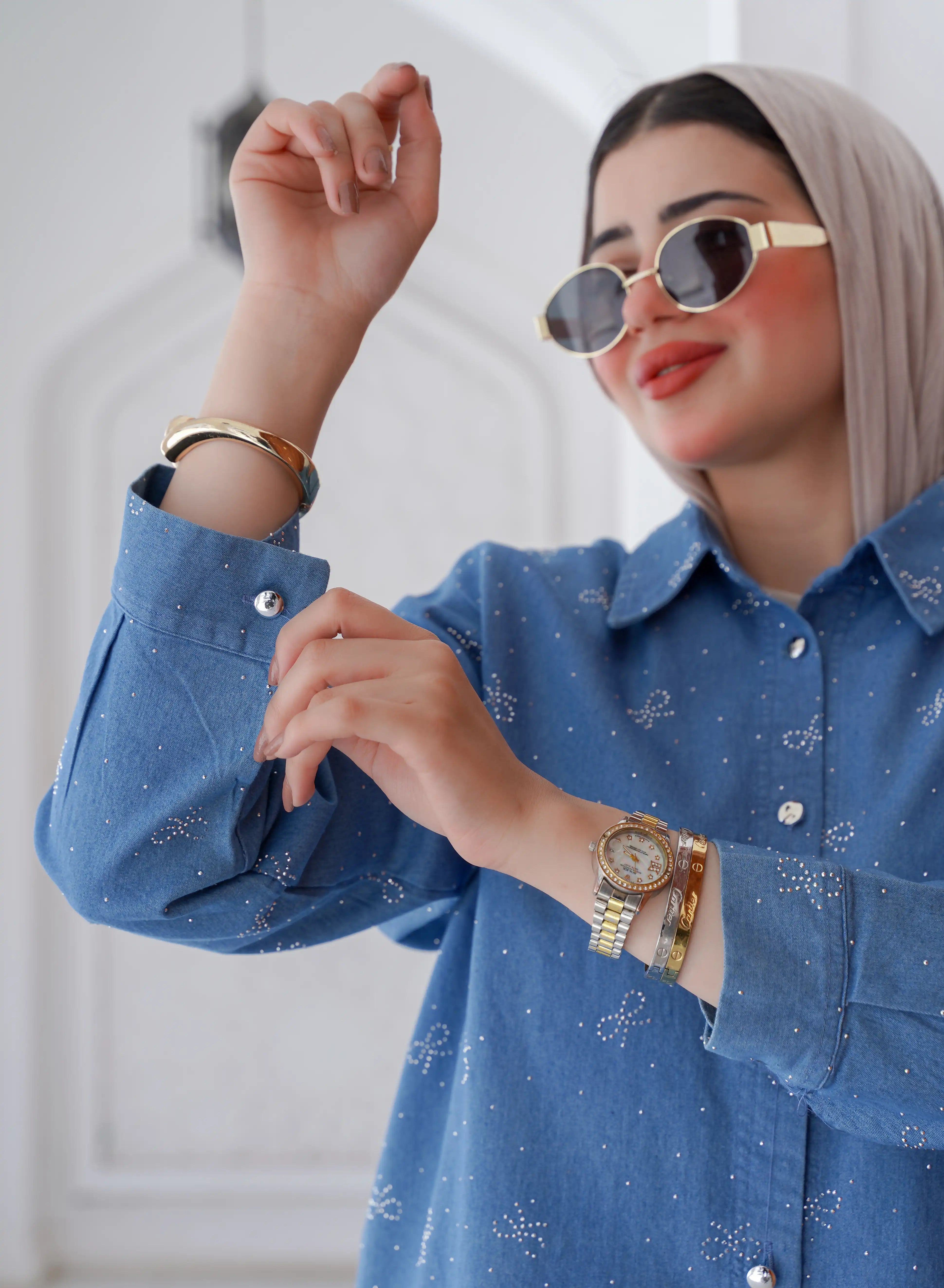 Cotton Jeans Suit Set