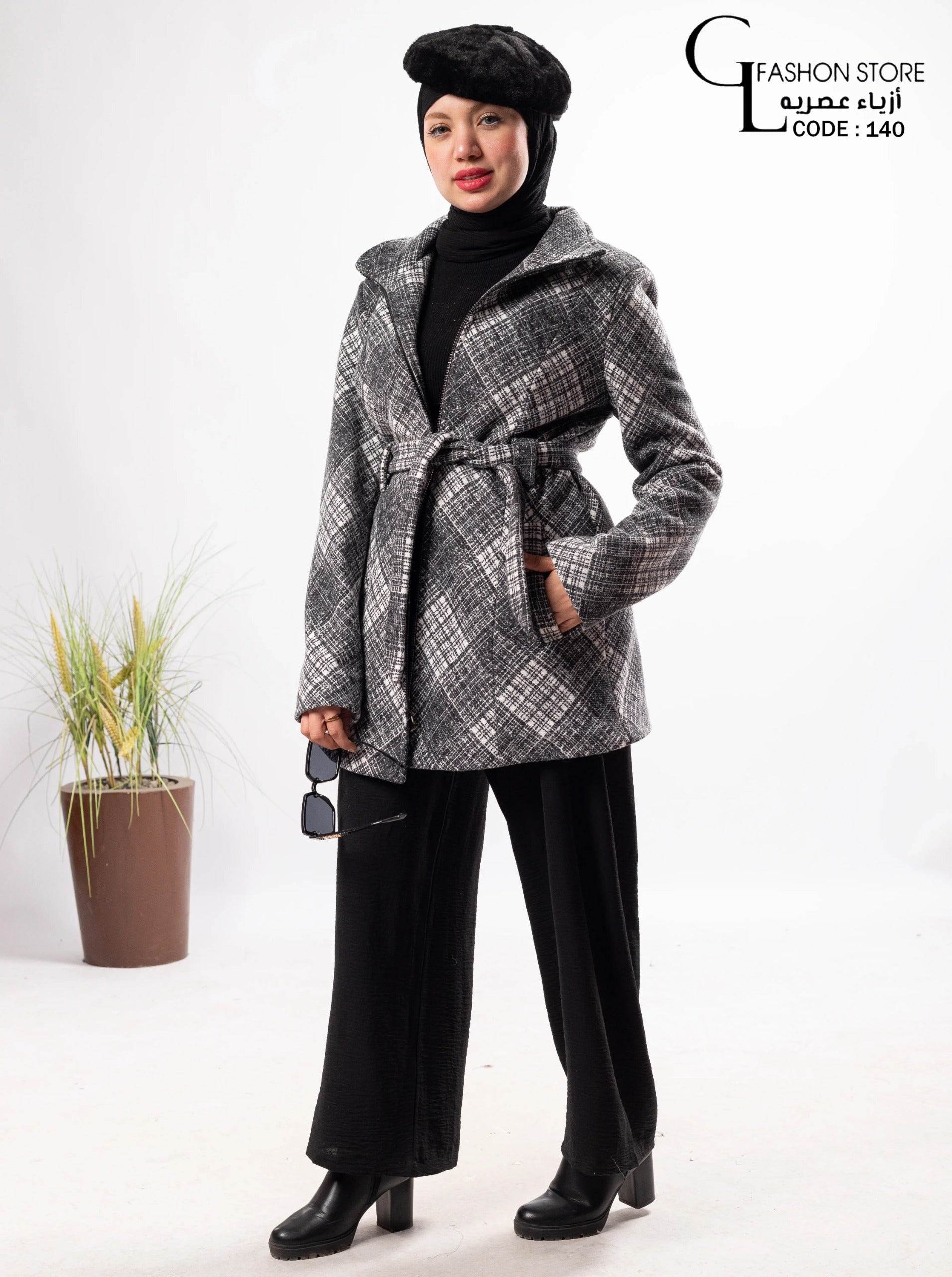 جاكيت جوخ كاروه مع حزام 140