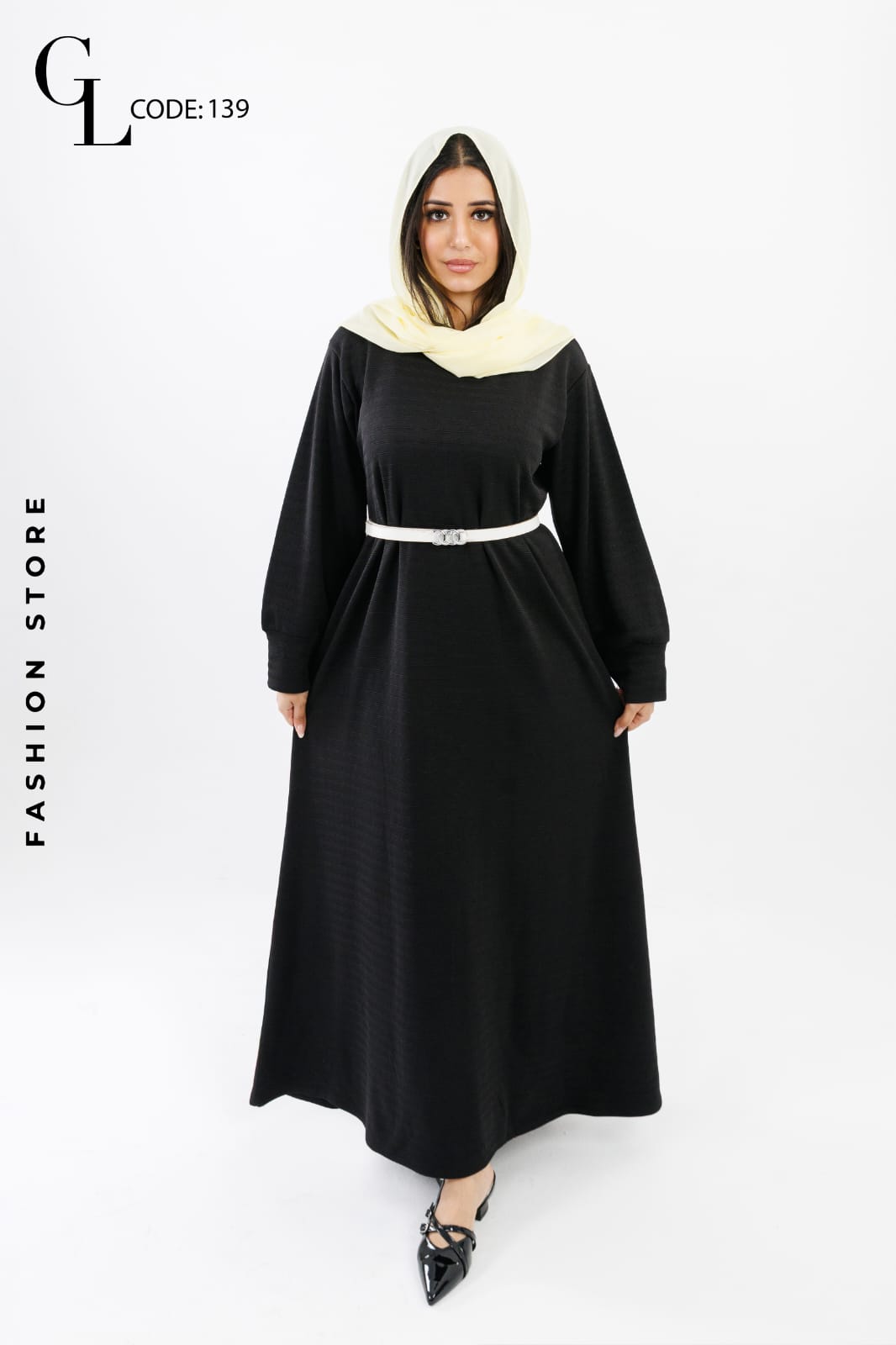 Long Ribbed Basic Dress – 139