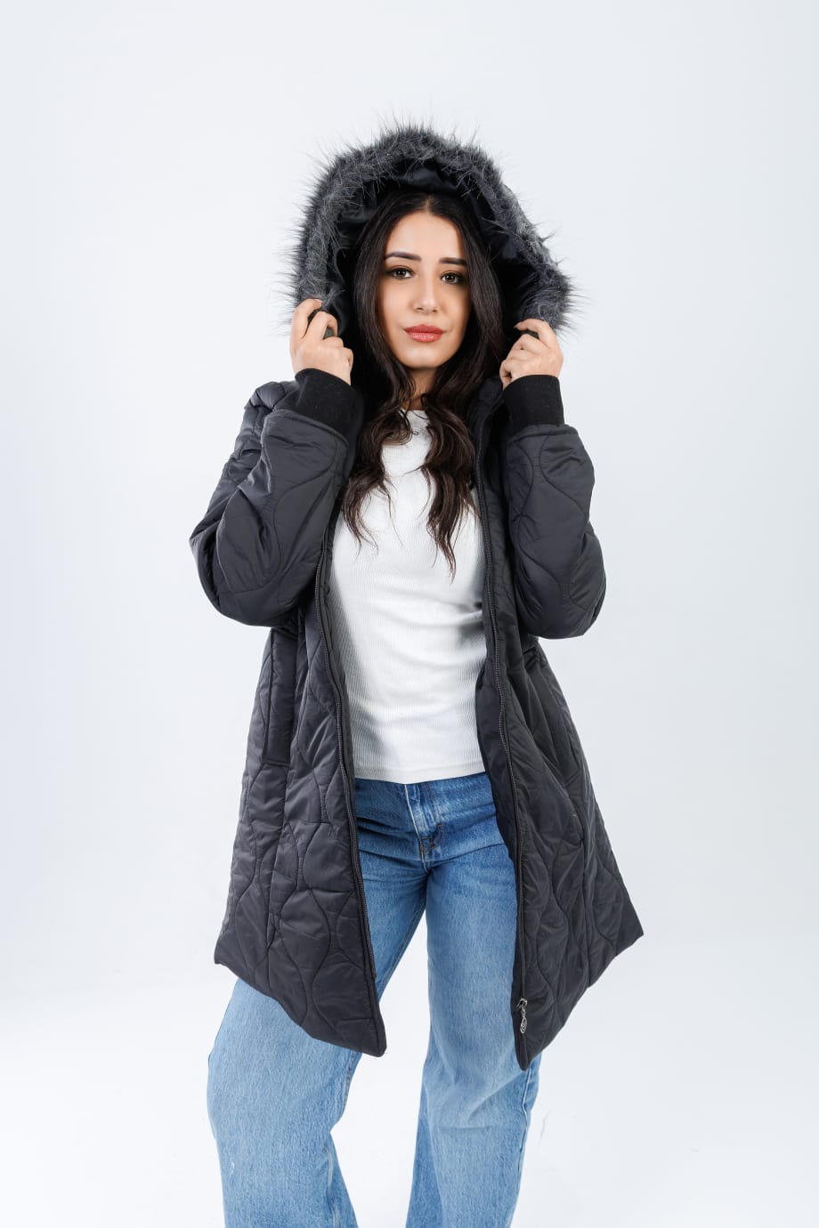 Quilted Waterproof Nylon Jacket (Fiber Lined) – 144