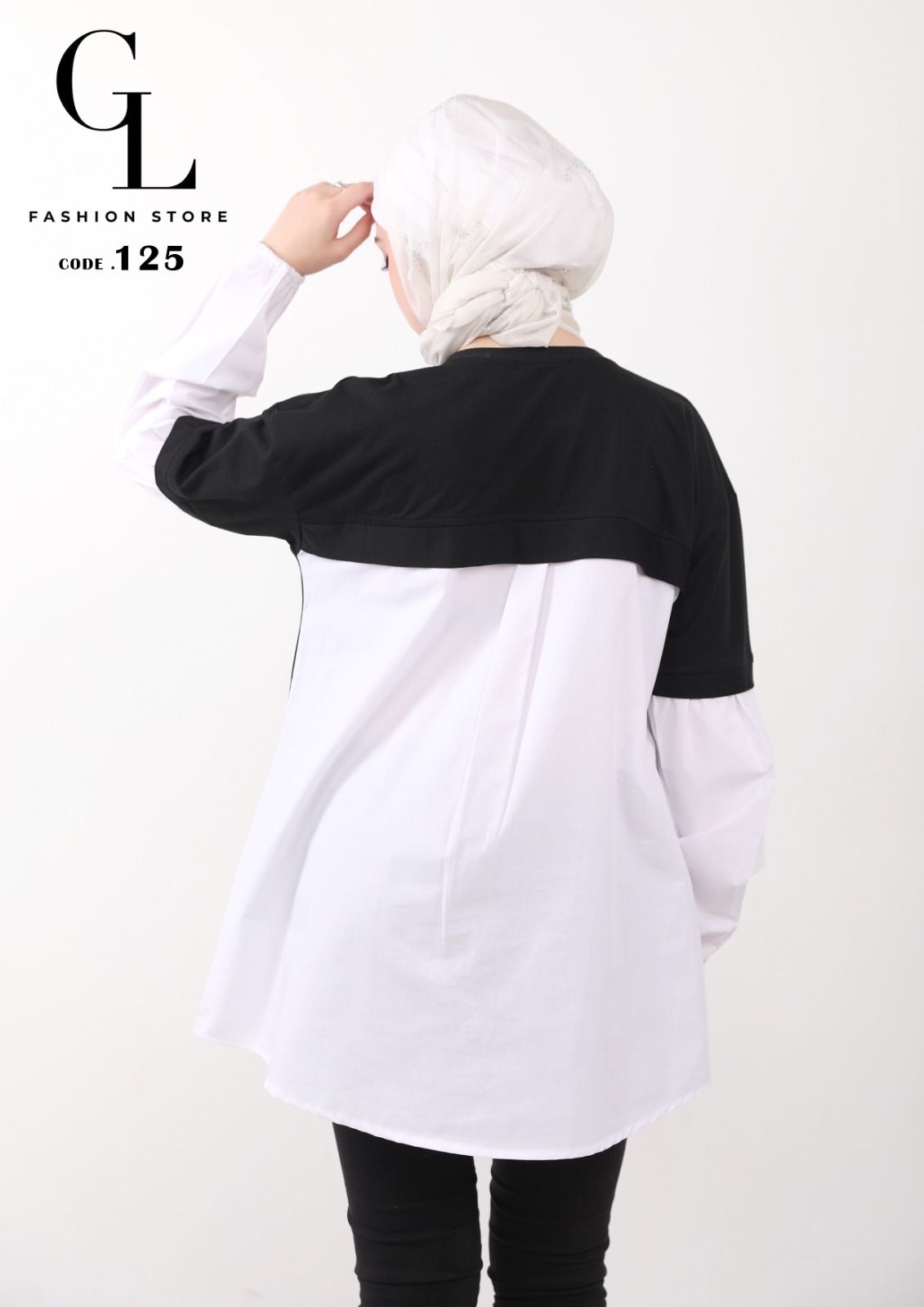 شميز قطن مع سينجل ليكرا