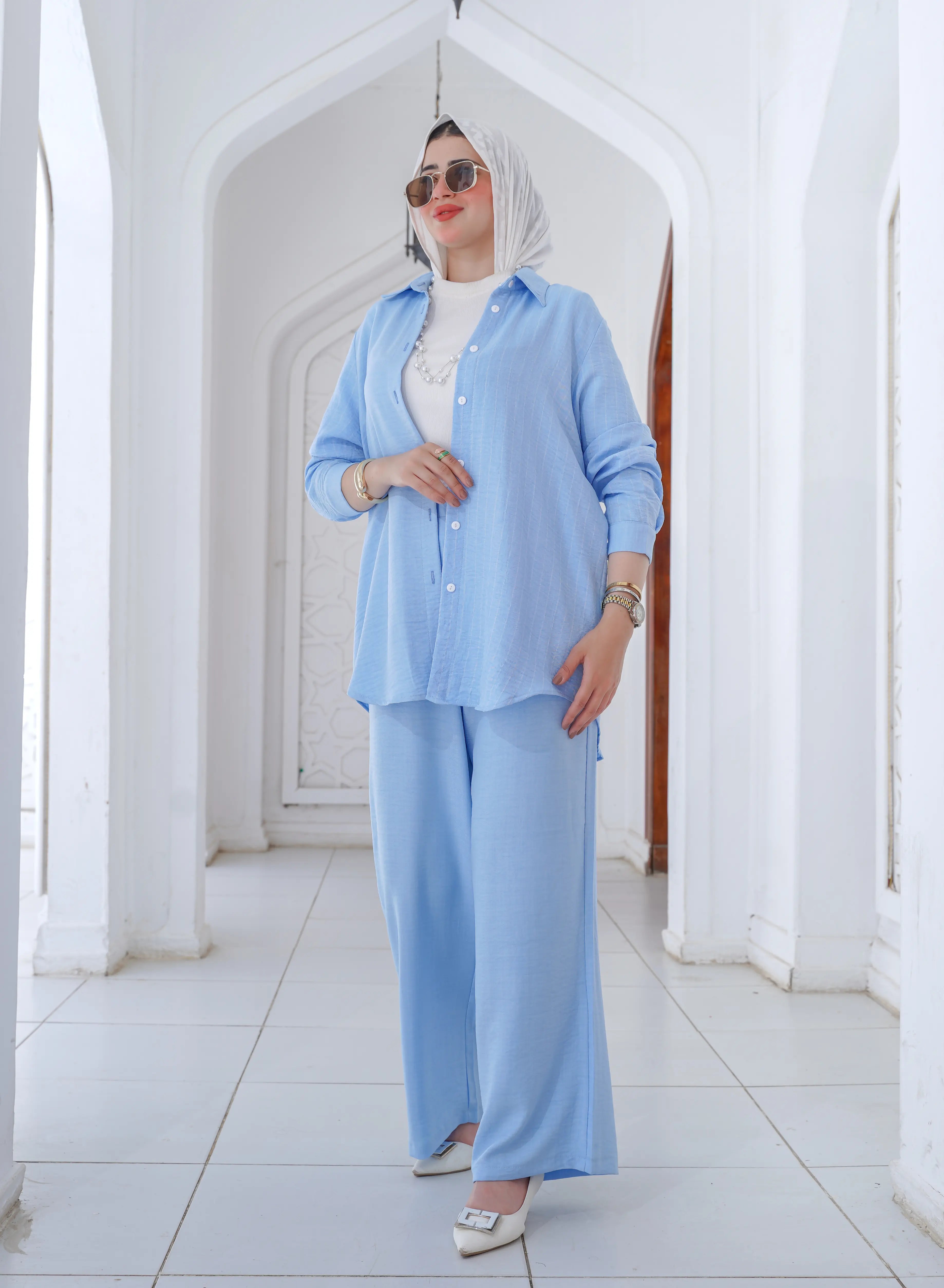 French Linen Suit Set